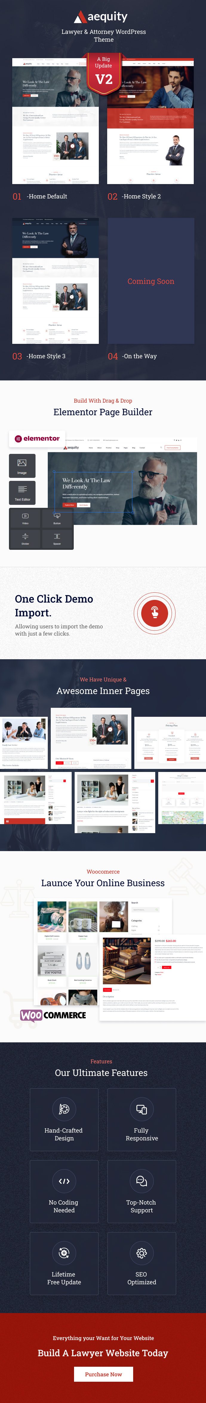 Aequity - Law WordPress Theme